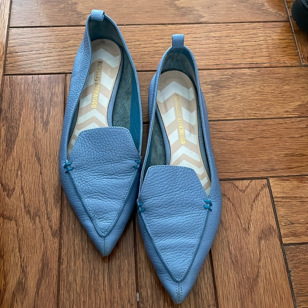 Nicholas Kirkwood size US 8 pointed flats